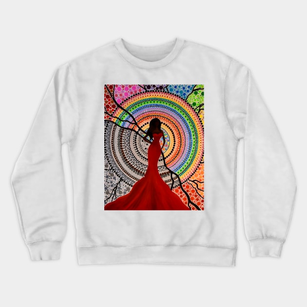 Two Sides Crewneck Sweatshirt by Deborah Malcolm